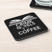 Dessous-de-verre Romans policiers et café (Côté gauche)