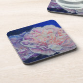 Dessous-de-verre Romantique élégante couleur rose blanc pastel (Côté gauche)