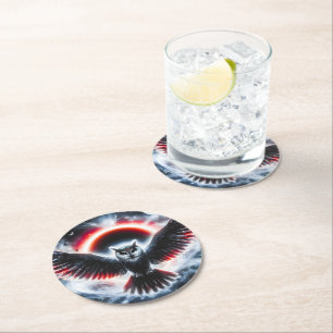 DESSOUS-DE-VERRE ROND EN PAPIER 