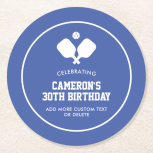 DESSOUS-DE-VERRE ROND EN PAPIER 