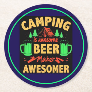 DESSOUS-DE-VERRE ROND EN PAPIER 