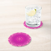 DESSOUS-DE-VERRE ROND EN PAPIER 112 (En situation)