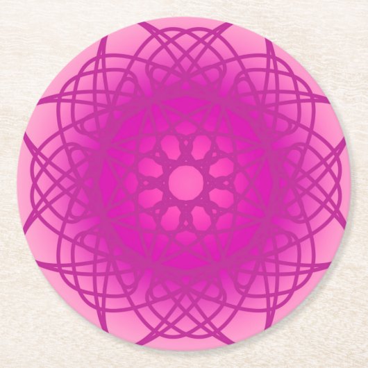 DESSOUS-DE-VERRE ROND EN PAPIER 112 (Devant)