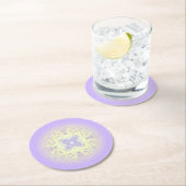 DESSOUS-DE-VERRE ROND EN PAPIER 22 (En situation)