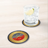 Dessous-de-verre Rond En Papier 43e Bataillon, Virginia Cavalry (Mosby's Rangers) (En situation)