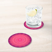 DESSOUS-DE-VERRE ROND EN PAPIER 80 (En situation)