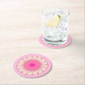DESSOUS-DE-VERRE ROND EN PAPIER 80 (En situation)