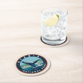 Dessous-de-verre Rond En Papier Acadia National Park (En situation)