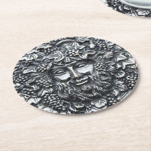 Dessous-de-verre Rond En Papier Bacchus 1 (Incliné)