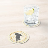 Dessous-de-verre Rond En Papier Badger House Badger House Badger Badger Badge Badd (En situation)