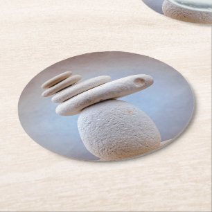 Dessous-de-verre Rond En Papier Balancing Stones Carré + vos idées