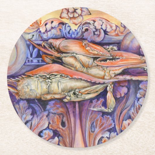 Dessous-de-verre Rond En Papier Balise de lecture Spike and Curly (Devant)