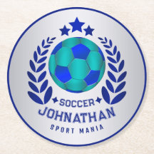 Ballon de Football Blason | Cadeaux pour Fan de Sp