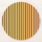 Dessous-de-verre Rond En Papier Bandes d'Halloween (Devant)