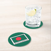 Dessous-de-verre Rond En Papier Bangladesh (En situation)