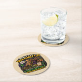 Dessous-de-verre Rond En Papier Bar Funny (En situation)