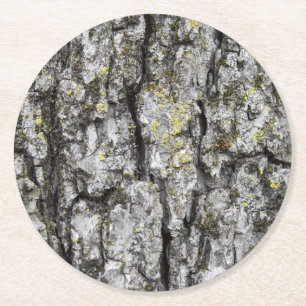 Dessous-de-verre Rond En Papier Barre d'arbre