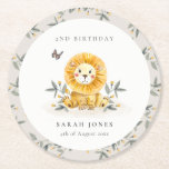 Dessous-de-verre Rond En Papier Bébé de bois mignon Foliage de Lion N'importe quel<br><div class="desc">Si vous avez besoin d'une personnalisation supplémentaire,  n'hésitez pas à m'envoyer un message sur yellowfebstudio@gmail.com .</div>