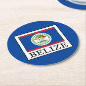 Dessous-de-verre Rond En Papier Belize (Incliné)