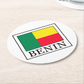 Dessous-de-verre Rond En Papier Bénin (Incliné)