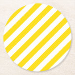Dessous-de-verre Rond En Papier Blancs Jaunes Tendance Modèle Couleurs élégantes<br><div class="desc">Blancs Jaunes Modèle Tendance Couleurs Elégant Dessous de verre De Papier Rond Décoratif Moderne.</div>