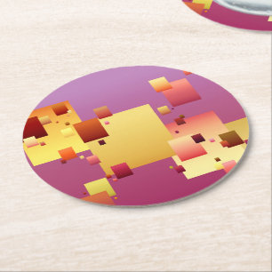 Dessous-de-verre Rond En Papier Blocage