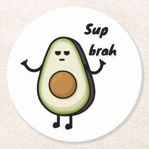 Dessous-de-verre Rond En Papier Bravocate