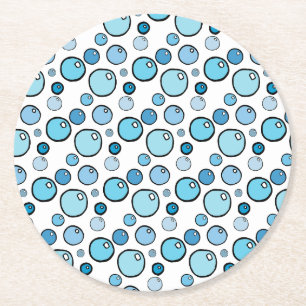 Dessous-de-verre Rond En Papier Bubbles