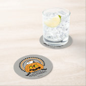 Dessous-de-verre Rond En Papier cacahuètes | Bonne Halloween (En situation)