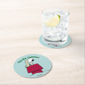 Dessous-de-verre Rond En Papier cacahuètes | 'C'est la saison! (En situation)