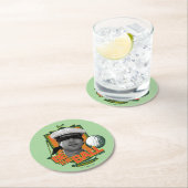 Dessous-de-verre Rond En Papier Caddyshack | Soyez Le Boule (En situation)