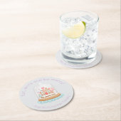 Dessous-de-verre Rond En Papier Casse-noisette Ballet Pays de sucreries (En situation)