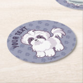 Dessous-de-verre Rond En Papier Chih Tzu (Incliné)