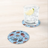 Dessous-de-verre Rond En Papier Chocolate lover cute (En situation)