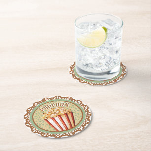 Dessous-de-verre Rond En Papier  Cirque Bébé