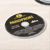 Dessous-de-verre Rond En Papier Coasters - Revolver (Incliné)