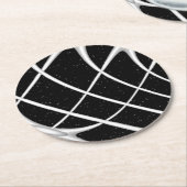 Dessous-de-verre Rond En Papier Conception de l'espace Galaxy (Incliné)