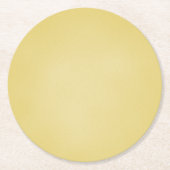 Dessous-de-verre Rond En Papier Cool Tan Grainy Look (Devant)
