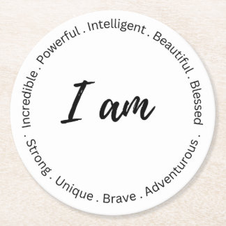 Dessous-de-verre Rond En Papier Côte d'inspiration