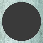 Dessous-de-verre Rond En Papier Couleur solide noire Eerie<br><div class="desc">Un noir profond intense et sophistiqué qui respire l'élégance intemporelle.Parfait pour ceux qui cherchent à faire une déclaration audacieuse.Cette teinte puissante capture l'essence du mystère et de la sophistication.Cette couleur noire riche est le choix ultime pour une esthétique saisissante et raffinée.</div>