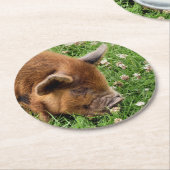 DESSOUS-DE-VERRE ROND EN PAPIER COUPER (Incliné)