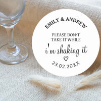 Couverture de boisson mariage S'il vous plaît ne l