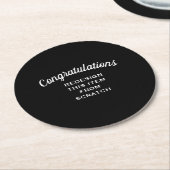 Dessous-de-verre Rond En Papier Créez votre propre (Incliné)