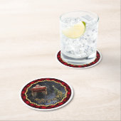 Dessous-de-verre Rond En Papier Croire à la magie (En situation)