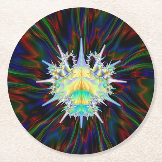 Dessous-de-verre Rond En Papier Curto Bug (Devant)