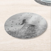 Dessous-de-verre Rond En Papier Dancing with birds (Incliné)