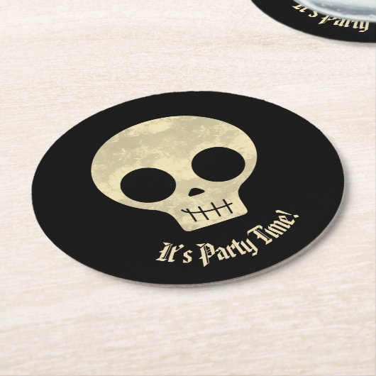 Dessous-de-verre Rond En Papier Dessous de verre (Incliné)