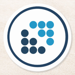 Dessous-de-verre Rond En Papier Dessous de verre - Arrondi - Cartes