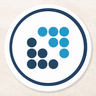 Dessous-de-verre Rond En Papier Dessous de verre - Arrondi - Cartes