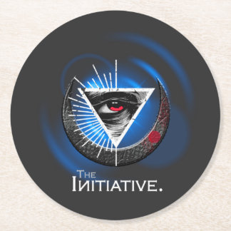 Dessous-de-verre Rond En Papier Dessous de verre Artistic Round - Abstrait Blue Sw